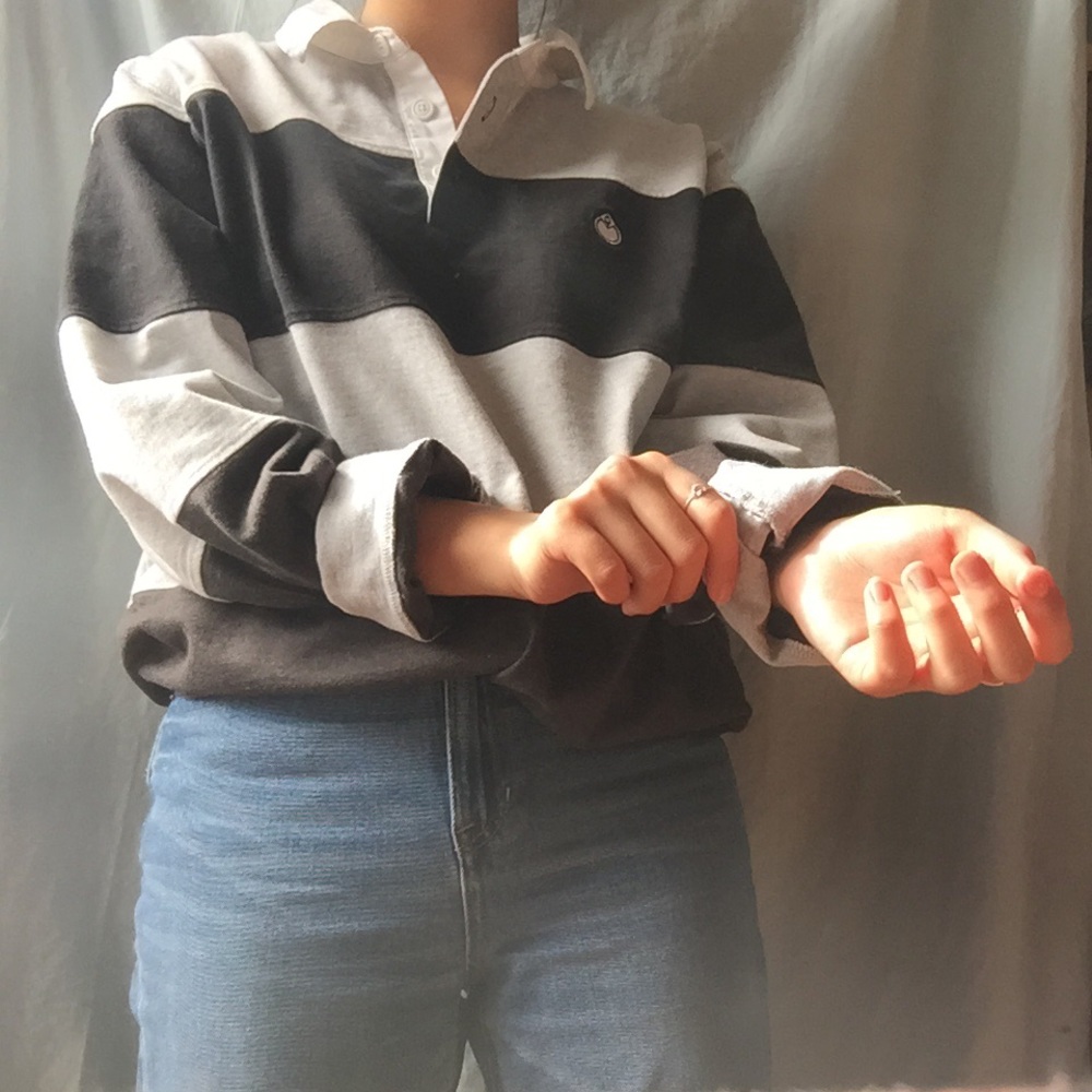 Striped Rugby Shirt-Men’s L